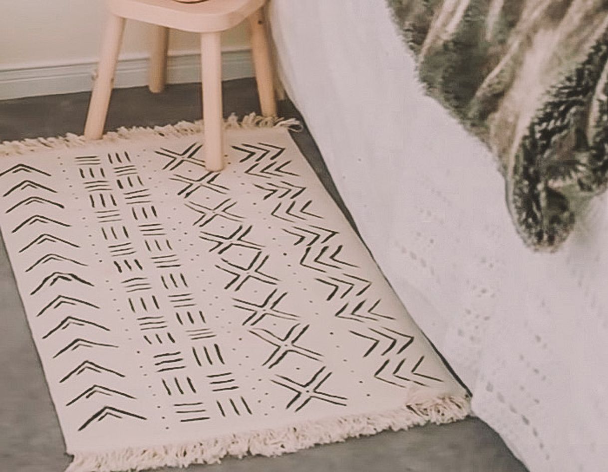 Moda #DIY 9 - Rug African mud cloth 