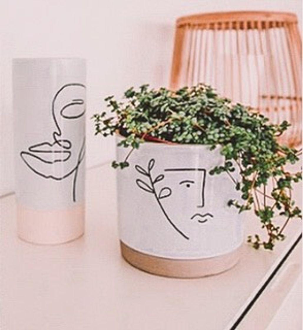 Fashion #DIY 12 - Line art vaso 