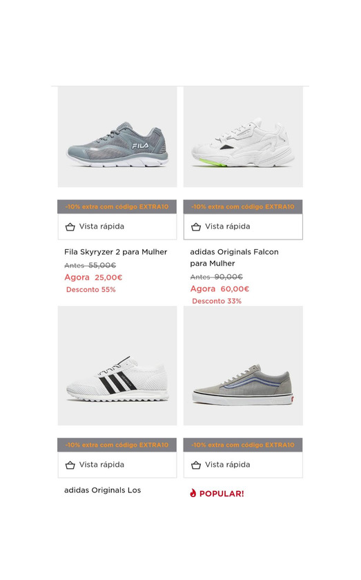 Producto PROMOÇÃO JD Sports👟