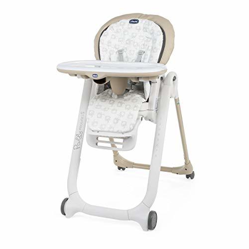 Social Chicco Polly Progres5 - Trona evolutiva: hamaca, trona y elevador compacto, ajustable,
