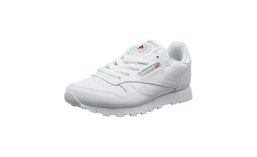 Moda Reebok Classic Leather, Zapatillas de Trail Running Unisex Niños, Blanco