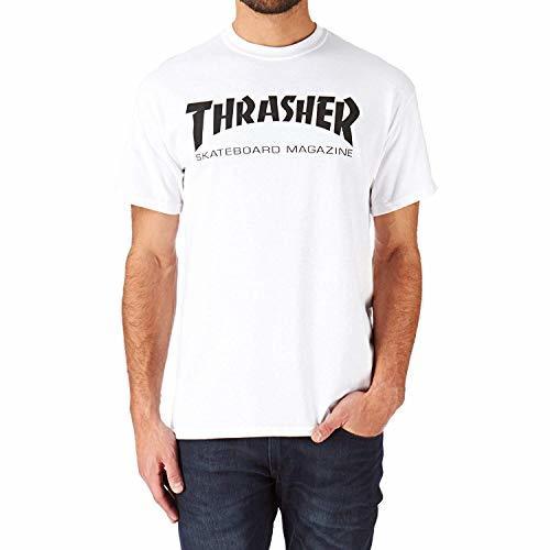 Social THRASHER Thrasher Skate Mag Camiseta Grande blanco