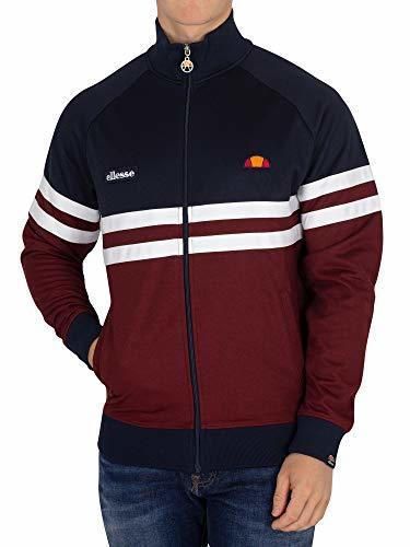 Ellesse Rimini Track Top Navy/Burgundy XS