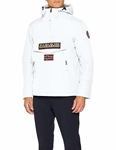 Napapijri Rainforest Pocket, Chaqueta para Hombre, Blanco