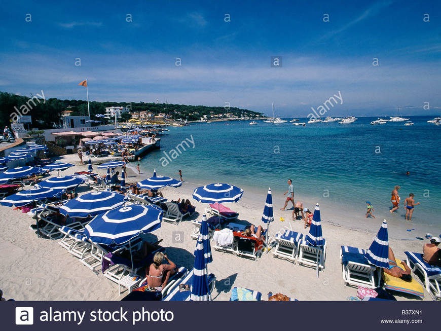 Places Plage de la Garoupe