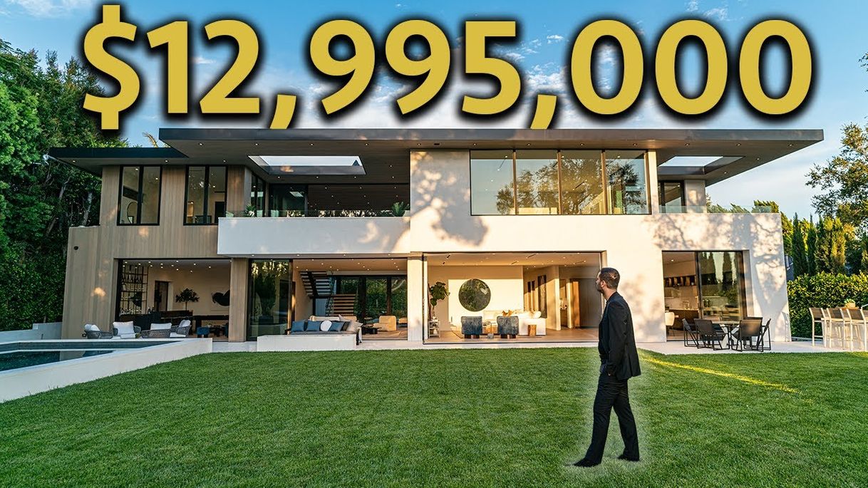 Lugar Touring a $12,995,000 LOS ANGELES MODERN MANSION 