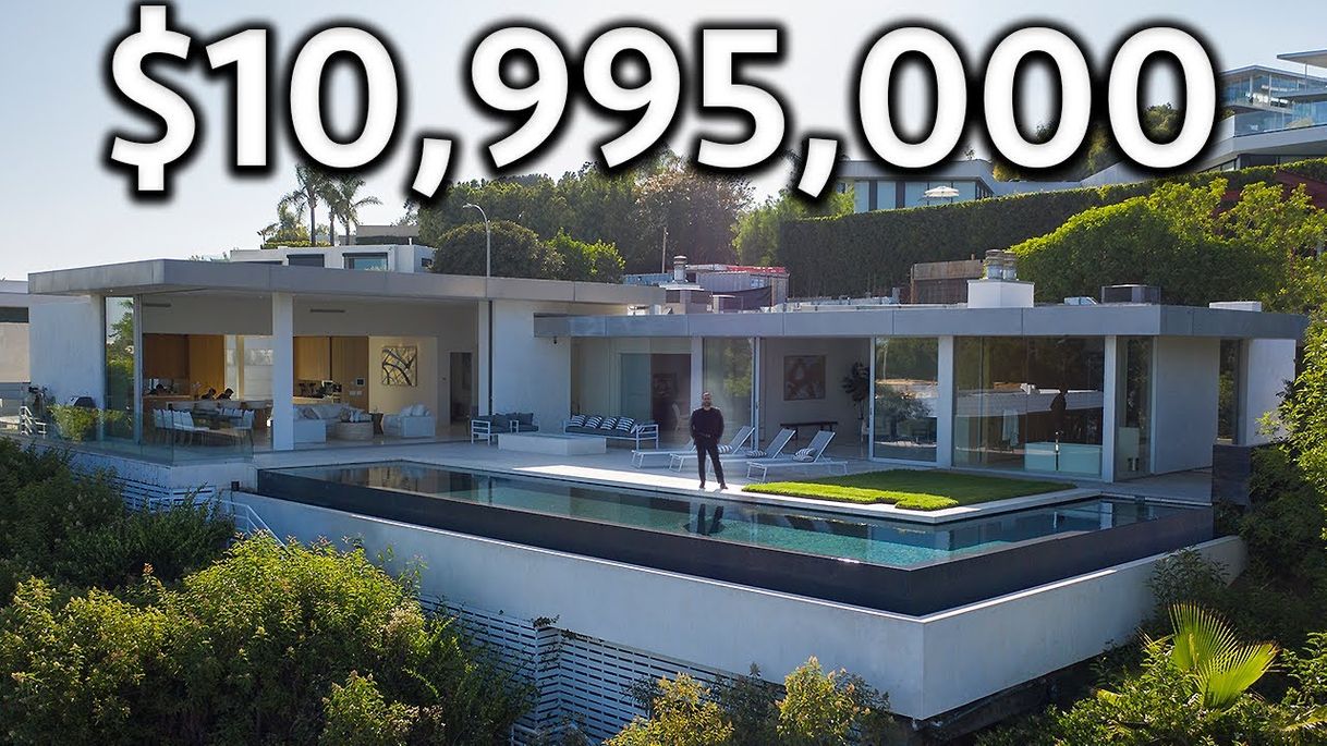 Places INSIDE a $10,995,000 HOLLYWOOD HILLS Modern Home