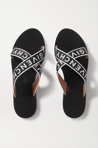 Product Givenchy Logo-jacquard sandals 