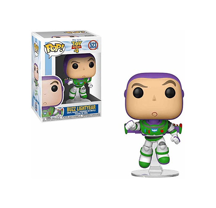Social Funko- Pop Vinilo: Disney: Toy Story 4: Buzz Lightyear Figura Coleccionable, Multicolor,