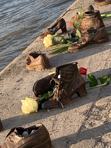 Shoes on the Danube Bank