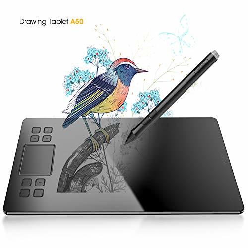 Dibujo Tablet veikk A50 Graphic Tablet con 8192 Niveles Pasivo Pen Tablet