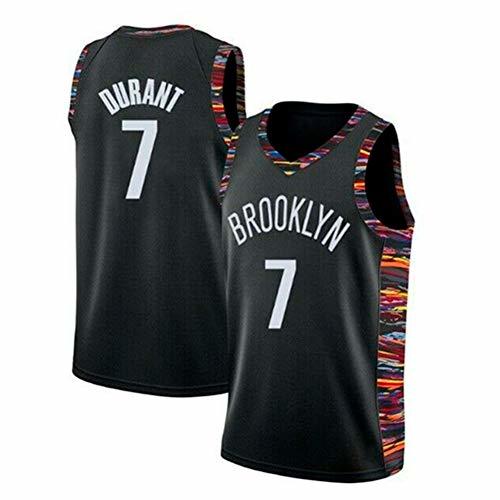 Producto A-lee Camiseta de Baloncesto para Hombre,Brooklyn Nets #7 Kevin Durant. Bordado Swingman