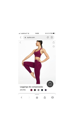 Leggins compressão Oysho