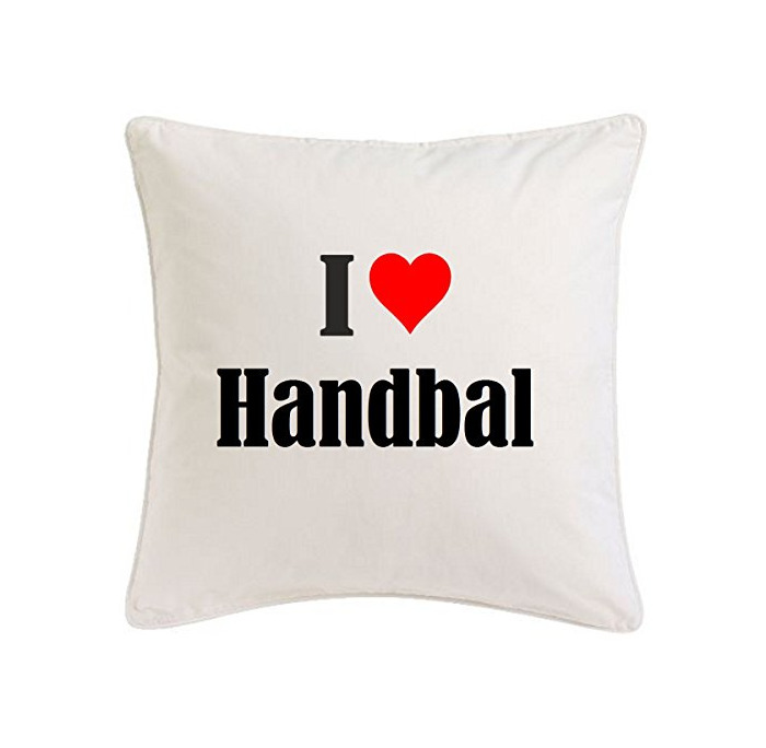 Product Reifen-Markt la funda de almohada I Love Handbal 40cm x 40cm microfibra