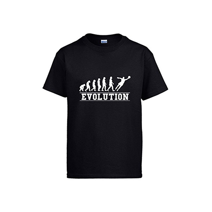 Fashion Diver Camisetas Camiseta Handball Evolution Balonmano - Negro