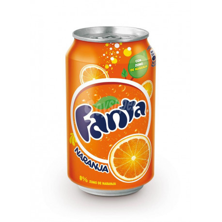Social Fanta Naranja Lata - 330 ml