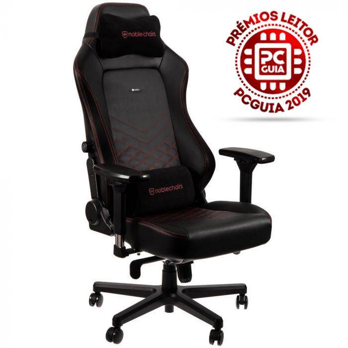 Product Cadeira Gaming Noblechairs HERO PU Leather Preta/Vermelha

