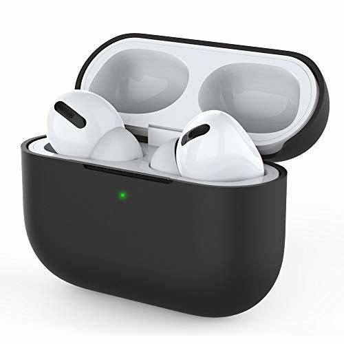 FindaGift Funda Compatible AirPods Pro Cover ，Soft Silicone Full Protective Shell Skin