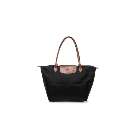 Longchamp - Bolsa de Sintético Mujer, color Negro, talla 19x30x31 cm