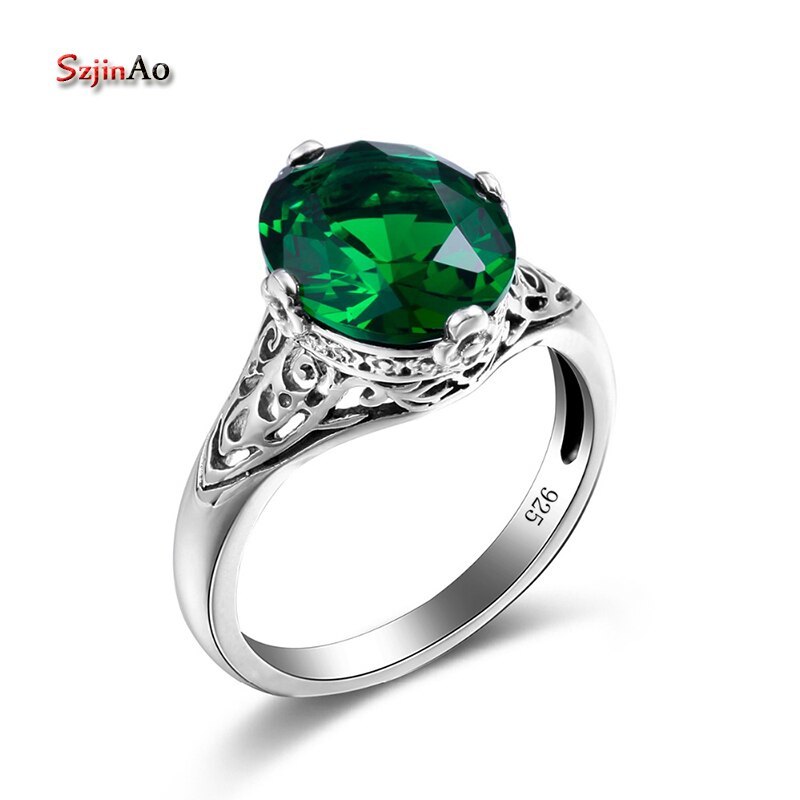 Juego 925 Anillo De Plata Mujer