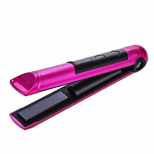 Beauty Pritech Portátil Usb Recarga Profesional Mini Hair Straightener Led Pantalla Inalámbrica Pelo