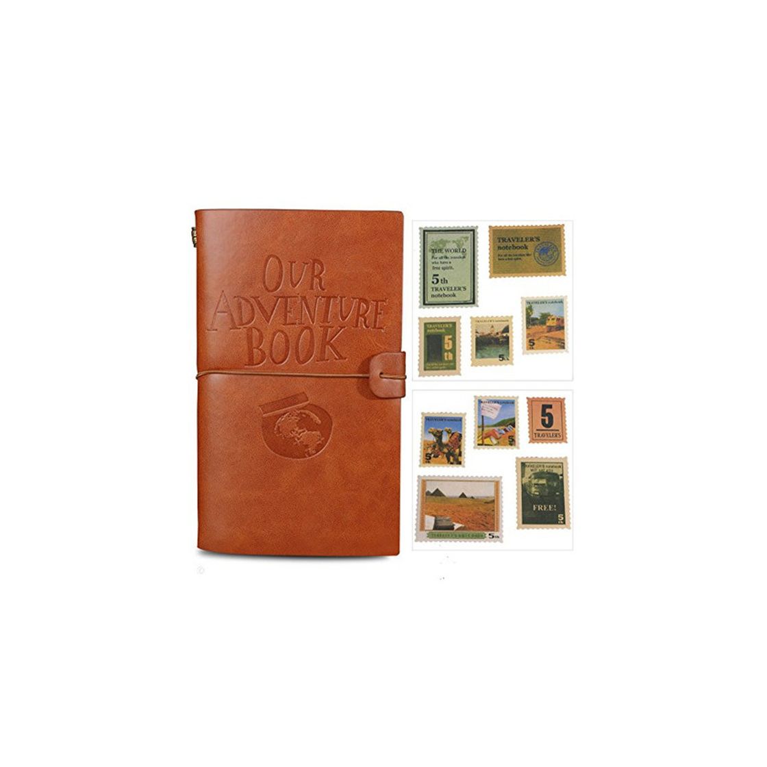 Social Cuaderno de cuero “Our Adventure Book”