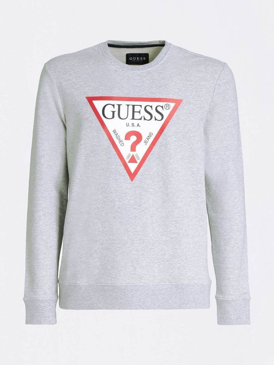 Fashion Sweatshirt Guess cinzenta Logo