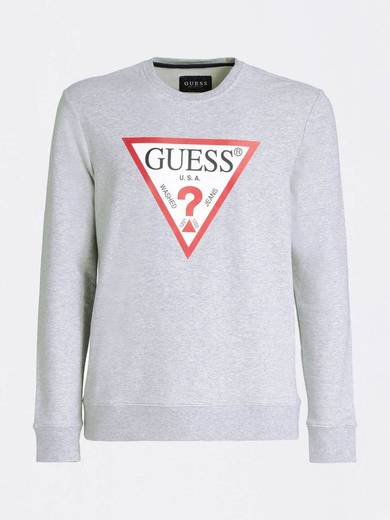 Sweatshirt Guess cinzenta Logo