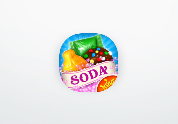 Aplicação Candy Crush Soda Saga