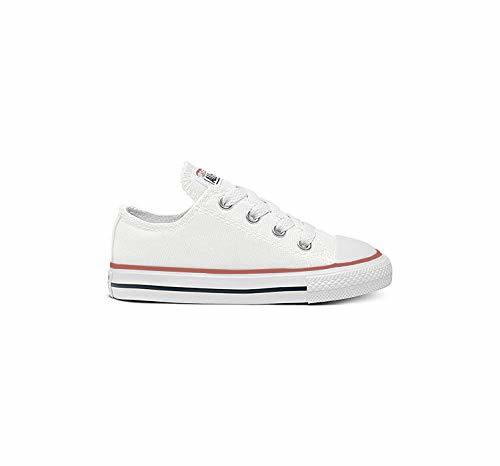 Converse Chuck Taylor All Star, Zapatillas de Lona Infantil, Blanco, 35 EU