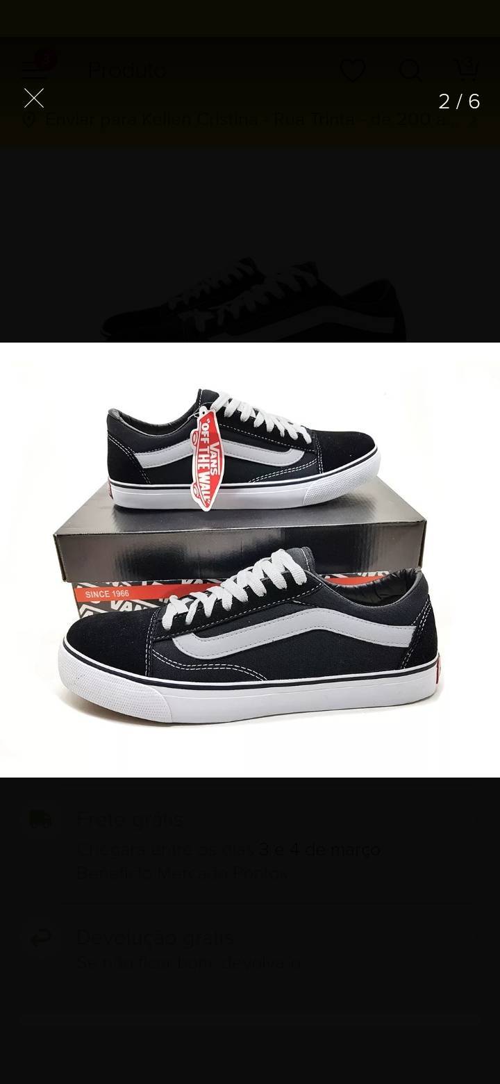 Producto tênis vans 