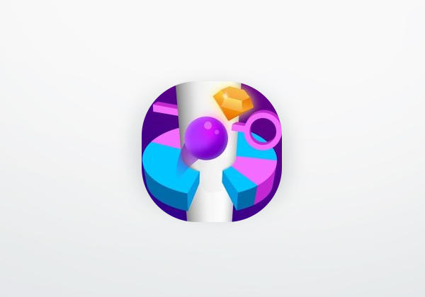 App Hop Ball-Bounce On Stack Tower