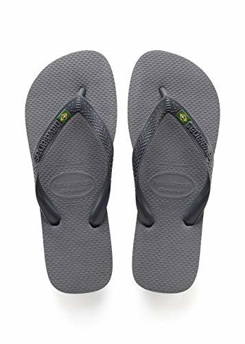 Moda Havaianas Brasil, Chanclas Unisex Adulto, Gris