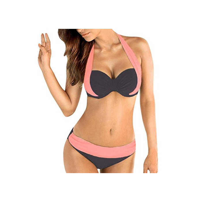 Product Yuson Girl Mujer Ropa de Baño Tops de Bikini con Relleno Traje