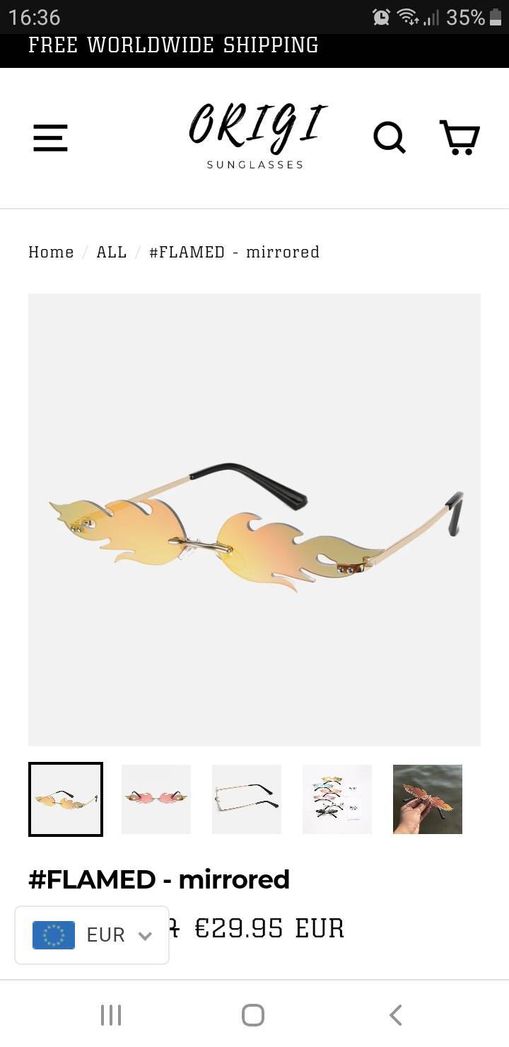 Social ORIGI SUNGLASSES - Posts
