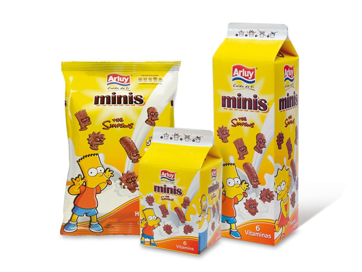 Moda Mini galletas - mini SIMPSONS Chocolate - Arluy