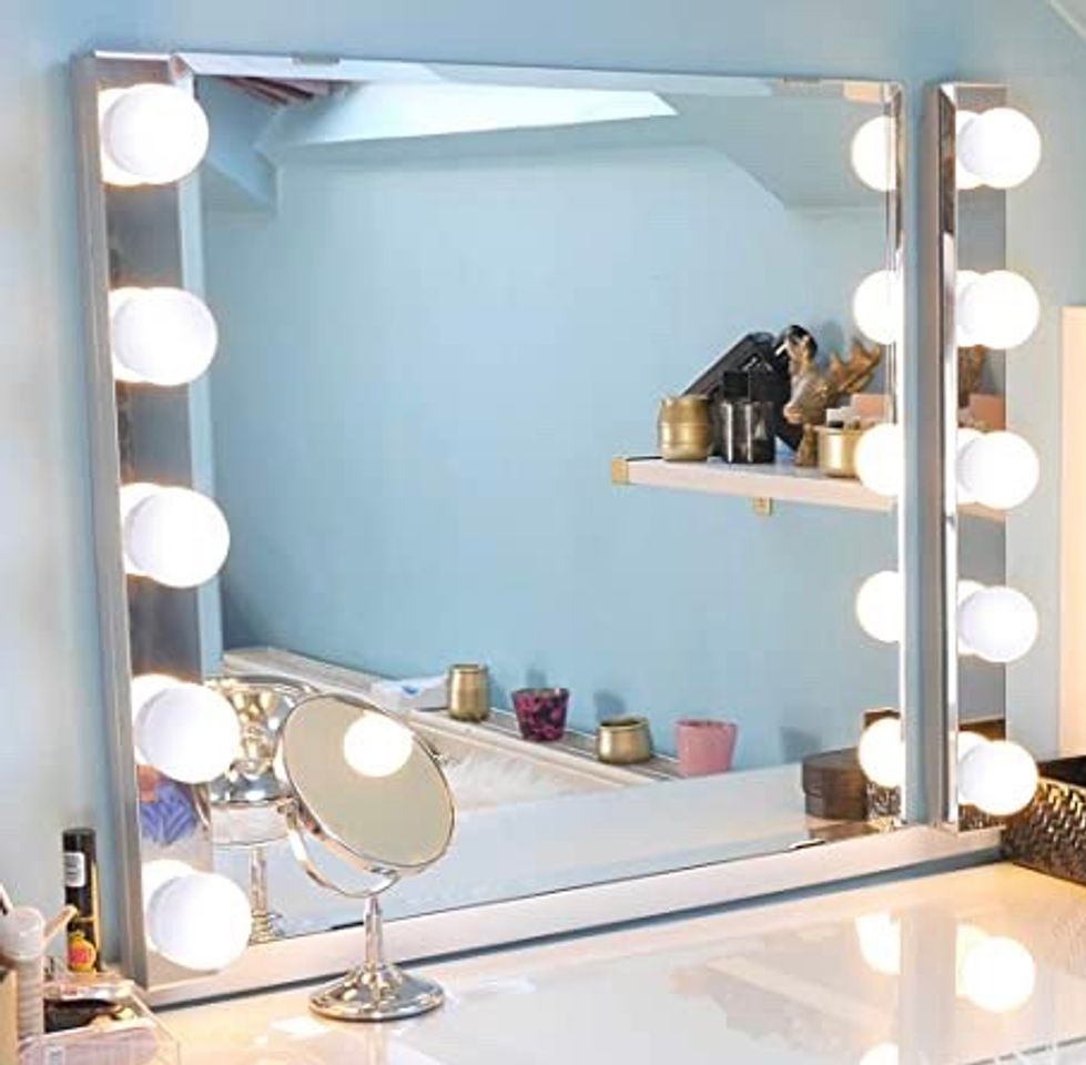 Social Timker Luces LED Kit de Espejo con 10 Bombillas regulables