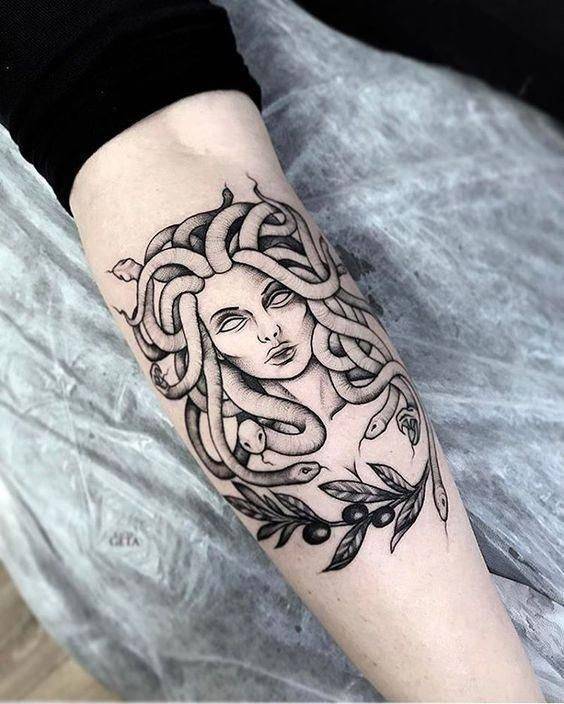 Fashion Tattoo medusa 