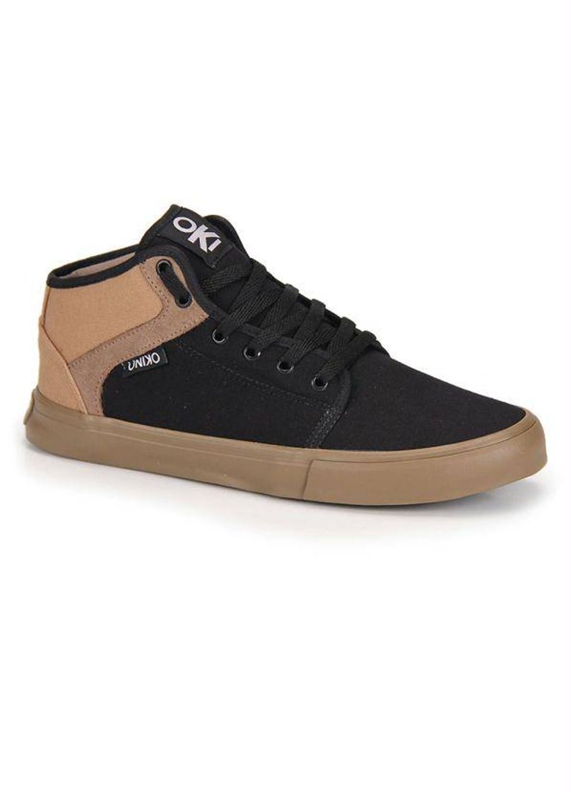 Social Tênis Skate Masculino New Drop Preto Preto

