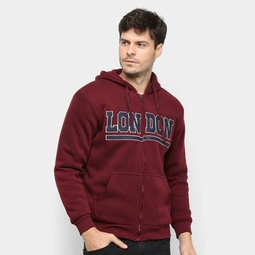 Jaqueta Athletic Jacket London Masculina - Vinho | Zattini