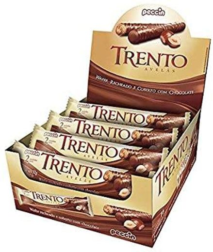 Chocolate Com Wafer Trento Recheio Avelã C/16 - Peccin

