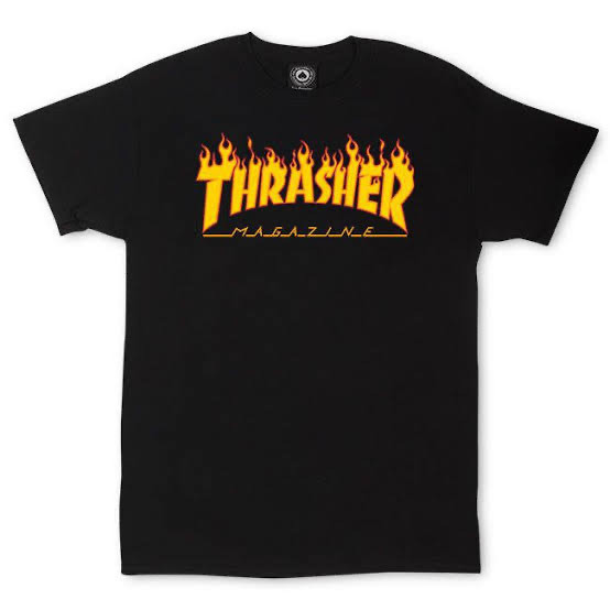 Moda Camiseta Thrasher, unissex  