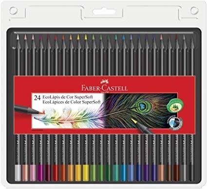 Moda Lápis de cor Faber-Castell, Ecolápis Supersoft 