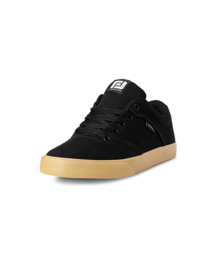 Tênis skate FREEDAY FLIP preto/caramelo 