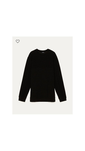 Contrasting textured sweater black 