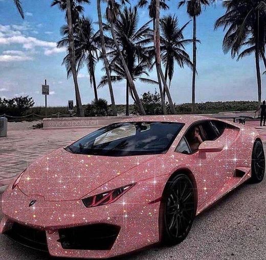 Pink Car 🌺✨🦋