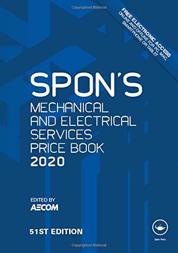 Libros Spon's Mechanical and Electrical Services Price Book 2020