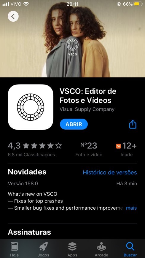 App VSCO: Editor de Fotos y Vídeos