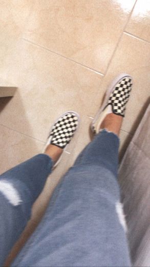 Ténis Checkerboard Classic Slip-On