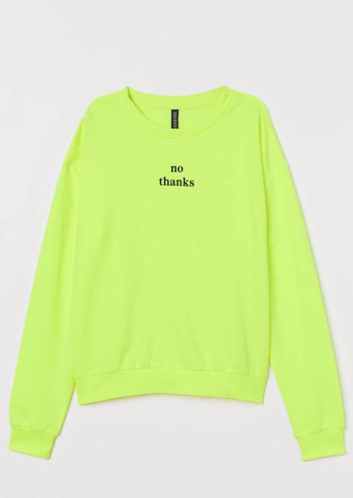 Product H&M   AMARILLO NEÓN/NO THANKS

